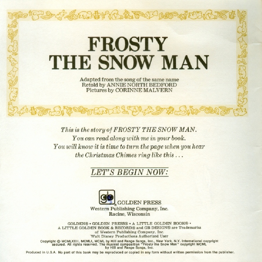 Frosty the Snow Man (02),绘本,绘本故事,绘本阅读,故事书,童书,图画书,课外阅读